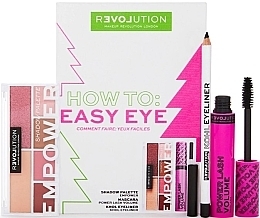 Fragrances, Perfumes, Cosmetics Relove By Revolution How To: Easy Eye (eye/shadow/5.2g + mascara/8ml + kohl/1.2g) - Set