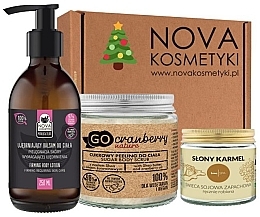 Fragrances, Perfumes, Cosmetics Christmas Joy Pack - Nova Kosmetyki Manufaktura (b/lot/250ml + scr/200ml + candle/1pcs)