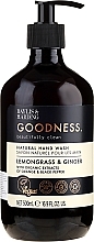 Hand Liquid Soap - Baylis & Harding Goodness Lemongrass & Ginger Natutal Hand Wash — photo N1