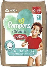 Harmonie ナッピー パンツおむつ、サイズ 6、15 kg 以上、19 個。 - Pampers	 — photo N2