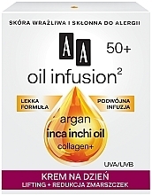 Fragrances, Perfumes, Cosmetics Anti-Wrinkle Day Lifting Cream - AA Oil Infusion Day Lifting Cream For Wrinkles 50+