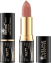 Matte Lipstick - Eveline Cosmetics Velvet Matt Lipstick — photo N1