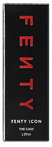 Lipstick Case, red - Fenty Beauty Icon The Case Semi-Matte Refillable Lipstick — photo N3