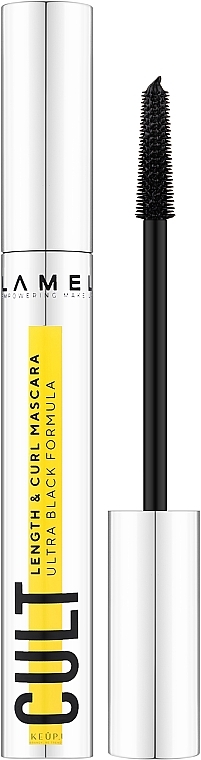 Lengthening Mascara with Lifting Effect - LAMEL Make Cult Length & Curl Mascara — photo N1