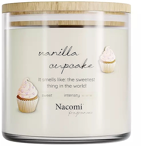 Scented Soy Candle 'Vanilla Cupcake' - Nacomi Fragrances — photo N1