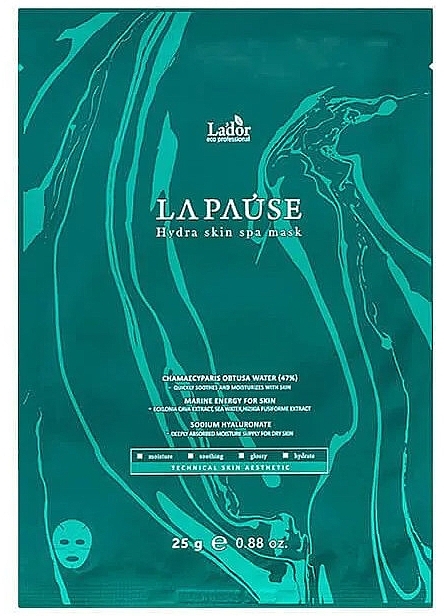 Moisturizing SPA Mask - La'dor La-Pause Hydra Skin SPA Mask — photo N1