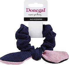 Hair Tie, dark blue and pink - Donegal FA-5689 — photo N1