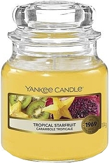 Scented Candle in Jar - Yankee Candle Tropical Starfruit — photo N1