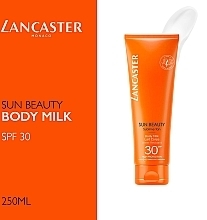 Waterproof Sun Body Milk - Lancaster Sun Beauty Sublime Tan Body Milk SPF30 — photo N2