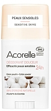 Deodorant Stick - Acorelle Deodorant Stick Gel Cotton Powder — photo N1