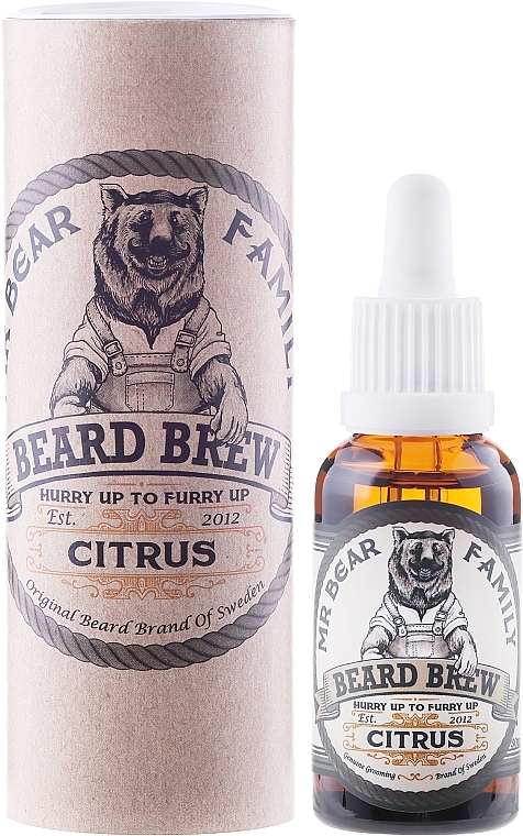 Beard Oil - Mr. Bear Family Brew Oil Citrus  — photo N1