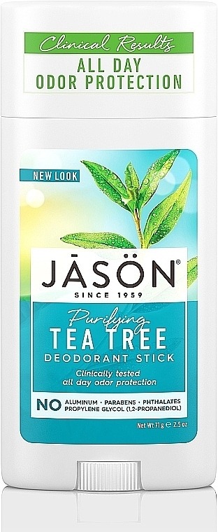 Deodorant Stick "Tea Tree" - Jason Natural Cosmetics Pure Natural Deodorant Stick Tea Tree — photo N1