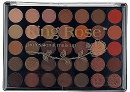 Fragrances, Perfumes, Cosmetics Professional Eyeshadow Palette, 35 shades - King Rose