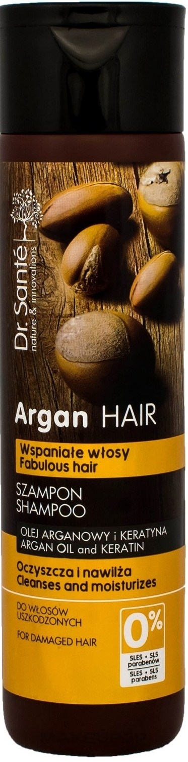 Argan Oil & Keratin Hair Shampoo "Hydrating" - Dr. Sante Argan Hair — photo 250 ml