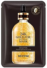 Fragrances, Perfumes, Cosmetics Hyaluronic Acid and 24k Gold Hydrating Face Mask - Mooyam 24K Gold Foil Hyaluronic Mask