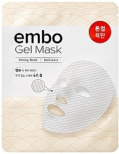 Fragrances, Perfumes, Cosmetics Nourishing Face Mask - Missha Embo Gel Mask Nourishing-Bomb