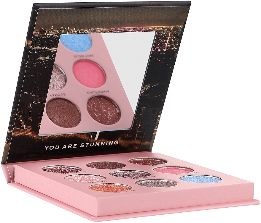 Eyeshadow Palette - Makeup Revolution Marley Glow Time Shadow Palette — photo N4