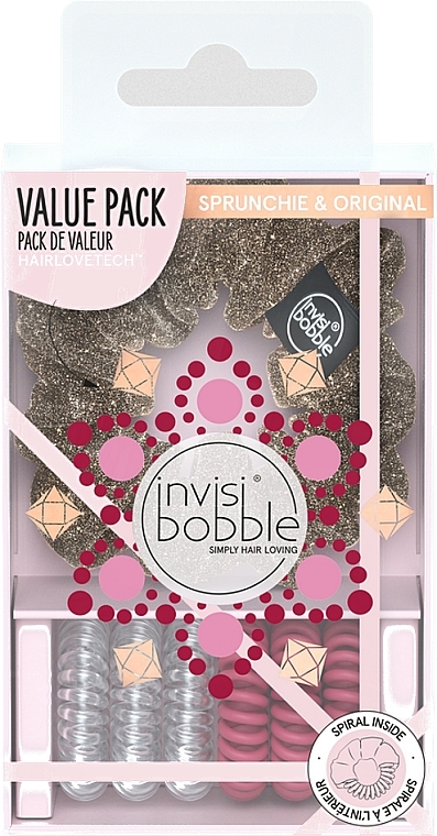 Hair Tie Set - Invisibobble British Royal Duo Queen For A Day — photo N1