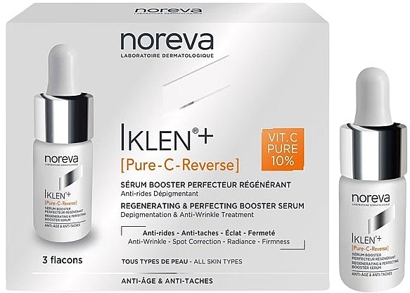 Set - Noreva Laboratoires Iklen+ Pure Regenerating & Perfecting Booster Serum (serum/3pc/8ml) — photo N1