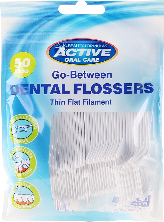 Flosser - Beauty Formulas Active Oral Care Dental Flossers — photo N1