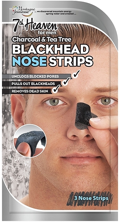 Nose Cleansing Strips - 7th Heaven Men's Blackhead Nose Strips — photo N1