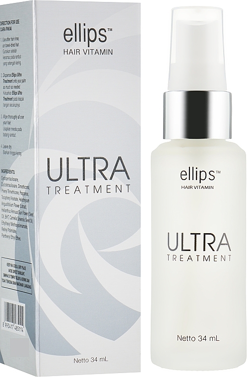 Ultra Therapy Hair Vitamins with Eternal Flower & Camellia Oil - Ellips Hair Vitamin Ultra Treatment — photo N3