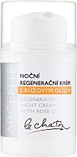 Night Cream - Le Chaton Argente Night Regeneration Cream With Rose Oil — photo N1
