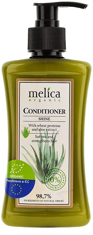 Hair Conditioner "Healthy Shine" - Melica Organic Shine Conditioner — photo N1