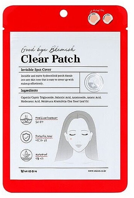 Anti-inflammation Stickers - Mizon Good Bye Blemish Clear Patch — photo N1