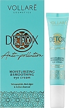 Smoothing Eye Cream - Vollare Cosmetics Detox Anti-Pollution Moisturizing & Smoothing Eye Cream — photo N2