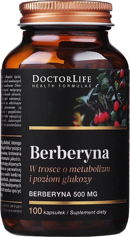 Berberine Dietary Supplement 500 MG - Doctor Life Berberine 500 mg — photo N1