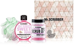 Set - Mr.Scrubber "Sweet Guava" (body/scr/300 g + sh/gel/275 ml + sh/sponge) — photo N1