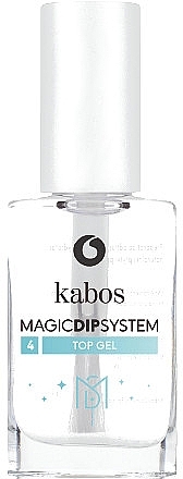 Nail Top Coat - Kabos Magic Dip System Top Gel — photo N1