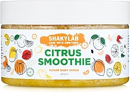 Sugar Body Scrub 'Citrus Smoothie' - SHAKYLAB Sugar Natural Body Scrub — photo N2
