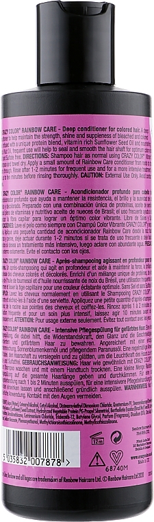 Sulphate-Free Rainbow Conditioner - Crazy Colour Rainbow Care Conditioner — photo N2