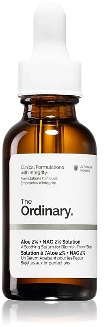 Soothing Anti-Acne Serum - The Ordinary Aloe 2% +NAG 2% Solution — photo N1