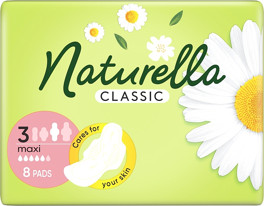 Naturella - Classic Basic Sanitary Pads, 8pcs — photo N1