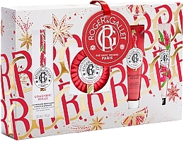 Fragrances, Perfumes, Cosmetics Roger & Gallet Gingembre Rouge Wellbeing - Set (f/water/30ml + soap/100g + b/lot/50ml + h/cr/30ml)