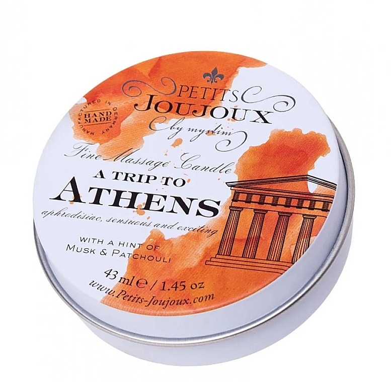 Musk & Patchouli Massage Candle - Petits JouJoux Mini A Trip To Athens — photo N1