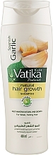 Anti Hair Loss Shampoo for Brittle Hair - Dabur Vatika Garlic Shampoo Repair and Restore — photo N1