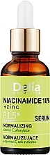 Fragrances, Perfumes, Cosmetics Normalizing Face, Neck & Decollete Serum with Niacinamide & Zinc - Delia Niacynamid + Zinc Serum