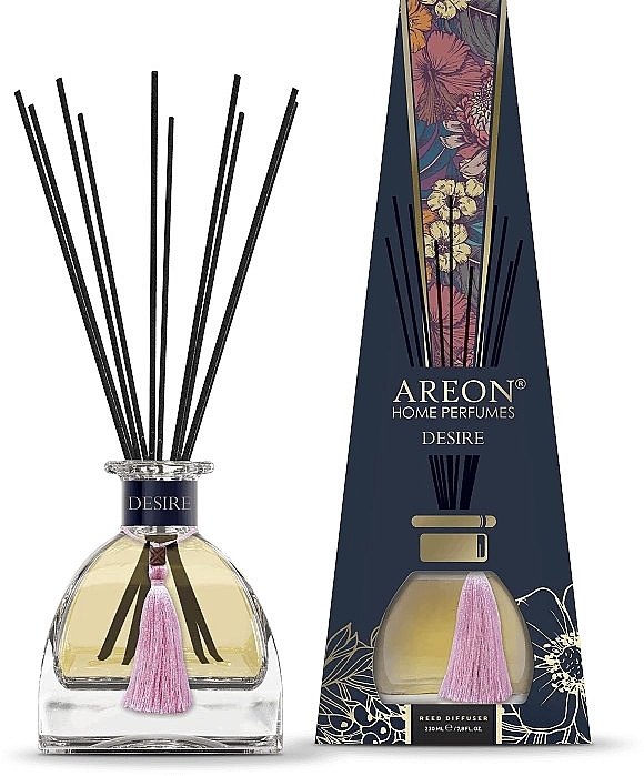 Fragrance Diffuser - Areon Home Perfume Exclusive Selection Desire Reed Diffuser — photo N1