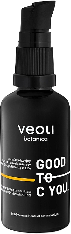 Antioxidant Brightening Concentrate with Ultra-Stable Vitamin C 15% - Veoli Botanica Good To C You — photo N4