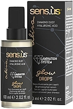 Shine Serum Drops for Hair Lamination - Sensus Alisa Glow Drops Brightening Serum — photo N1