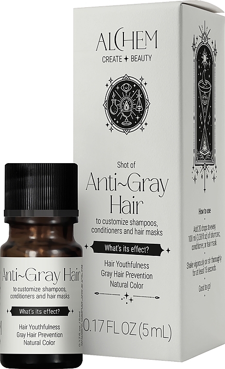 Anti-Grey Hair Complex - Pharma Group Laboratories Alchem Shot of Anti-Gray Hair — photo N3