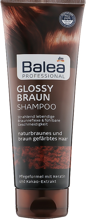 Glossy Brown Hair Shampoo - Balea Professional Shampoo Glossy Braun — photo N1