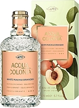 Fragrances, Perfumes, Cosmetics Maurer & Wirtz 4711 Acqua Colonia White Peach & Coriander - Eau de Cologne