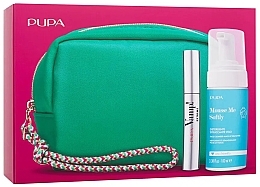 Fragrances, Perfumes, Cosmetics Makeup Set - Pupa Kit Vamp! Extreme & Mousse Me Softly (mascara/12ml + make/remover/100ml + bag)