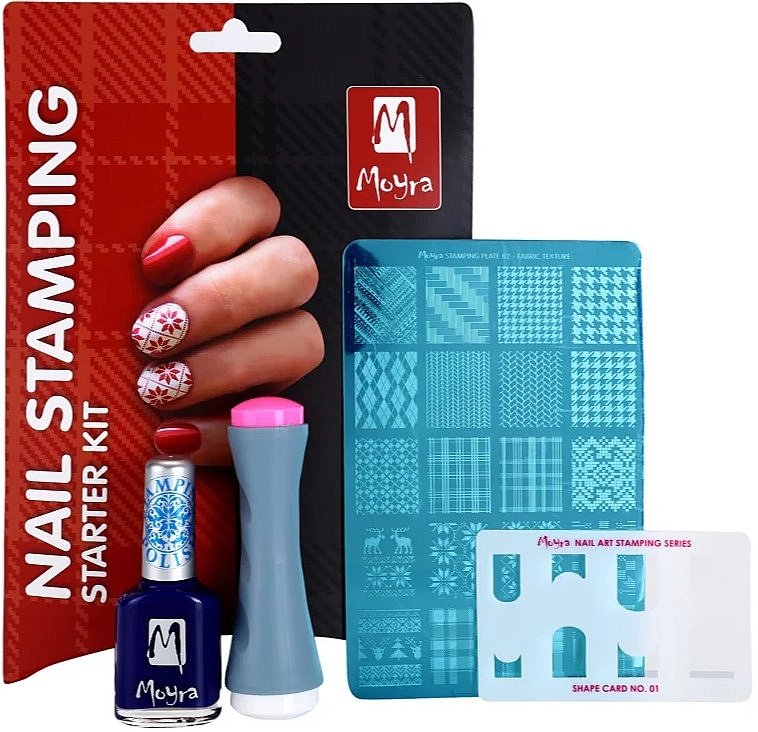 Moyra Nail Stamping Starter Kit - Beginner Stamping Set №02 — photo N1