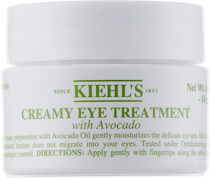 Avocado Eye Cream - Kiehl`s Creamy Eye Treatment with Avocado — photo N1